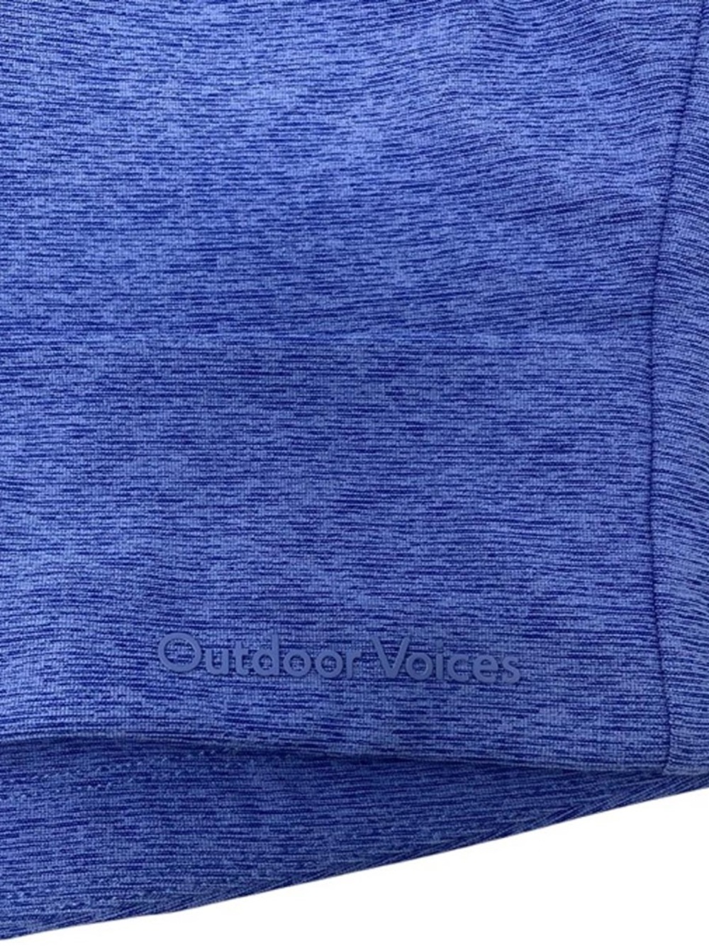 Outdoor Voices Venus Top in Midnight, Venus Sports Bra Blue Heather, S - Picture 5 of 9
